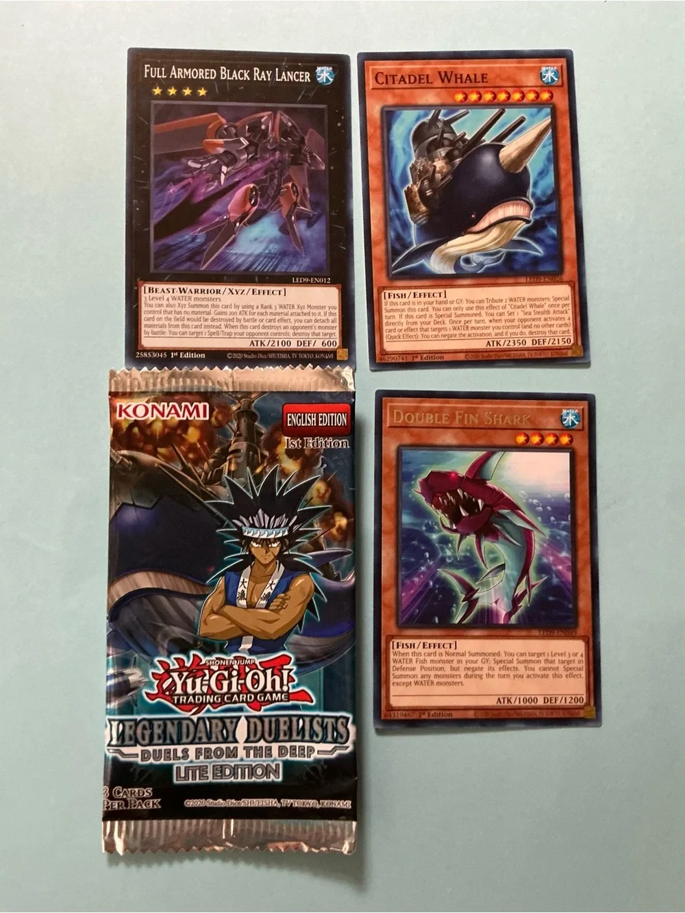 Konami Yu-Gi-Oh! Legendary Duelists 3 Sea Creature Cards